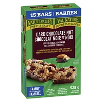 Nature Valley Granola Bars, Sweet and Salty Nut, Dark Chocolate, 15 ct, 525 g