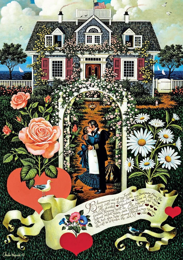 Buffalo Games Charles Wysocki Home is my Sailor 300 Piece Jigsaw Puzzle