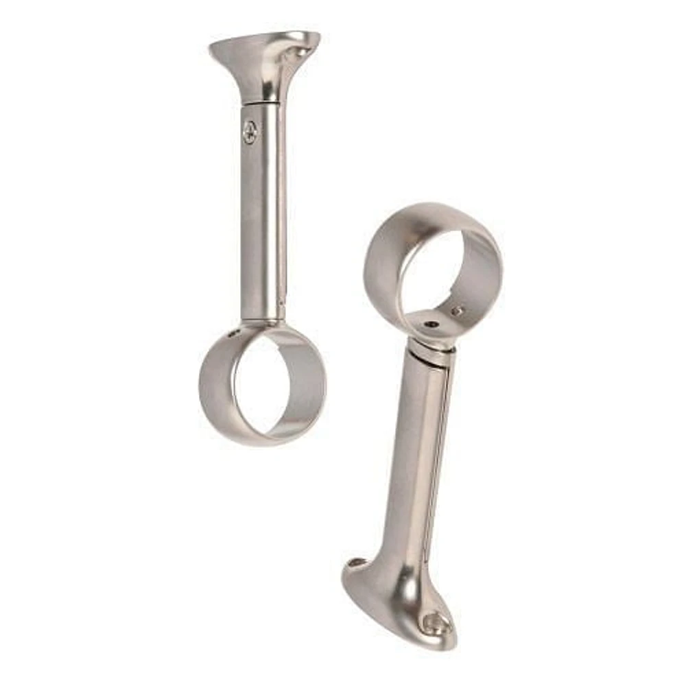 Levolor Curtain Brackets in Antique Silver