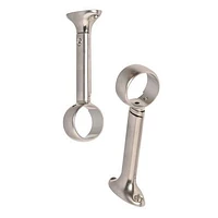 Levolor Curtain Brackets in Antique Silver