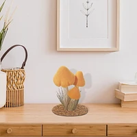 Décor Triple Champignon Jaune