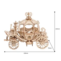 Modèle 3D Puzzle Carrosse Citrouille Rolife TG302