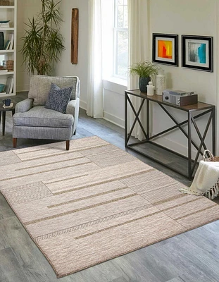 ECARPET Atlas 2'8" x 8'2" Style bord de mer Tapis pour salon, chambre, salle à manger, entrée, couloir et plus encore.