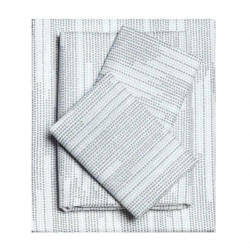 SOCIAL STANDARD by sanctuary 4 Piece Sheet Set, Recycled Microfiber, Wrinkle Resistant, Eco Friendly and Easy Care