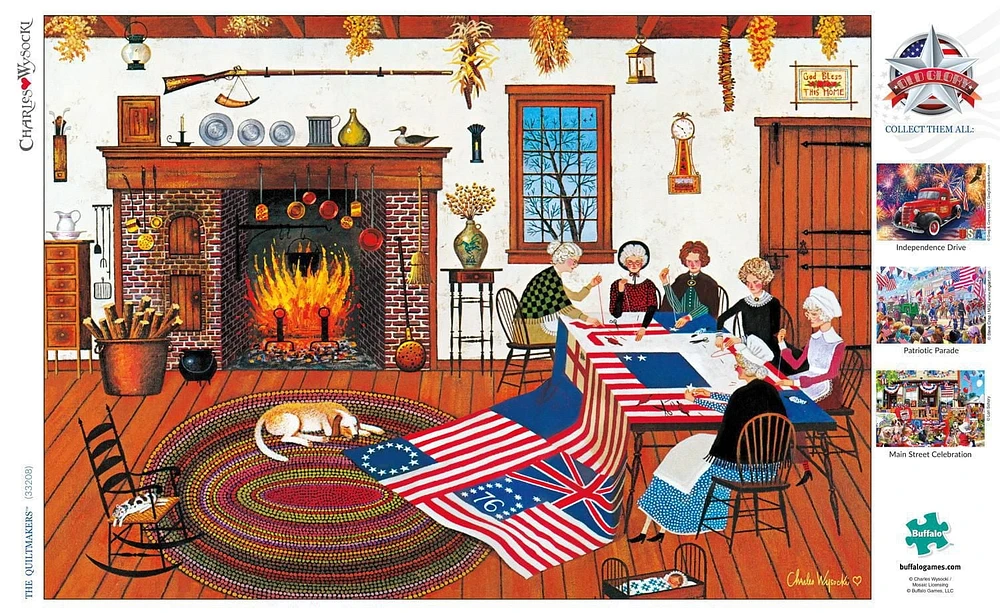 Buffalo Games - Old Glory - The Quiltmakers - 500 Piece Jigsaw Puzzle