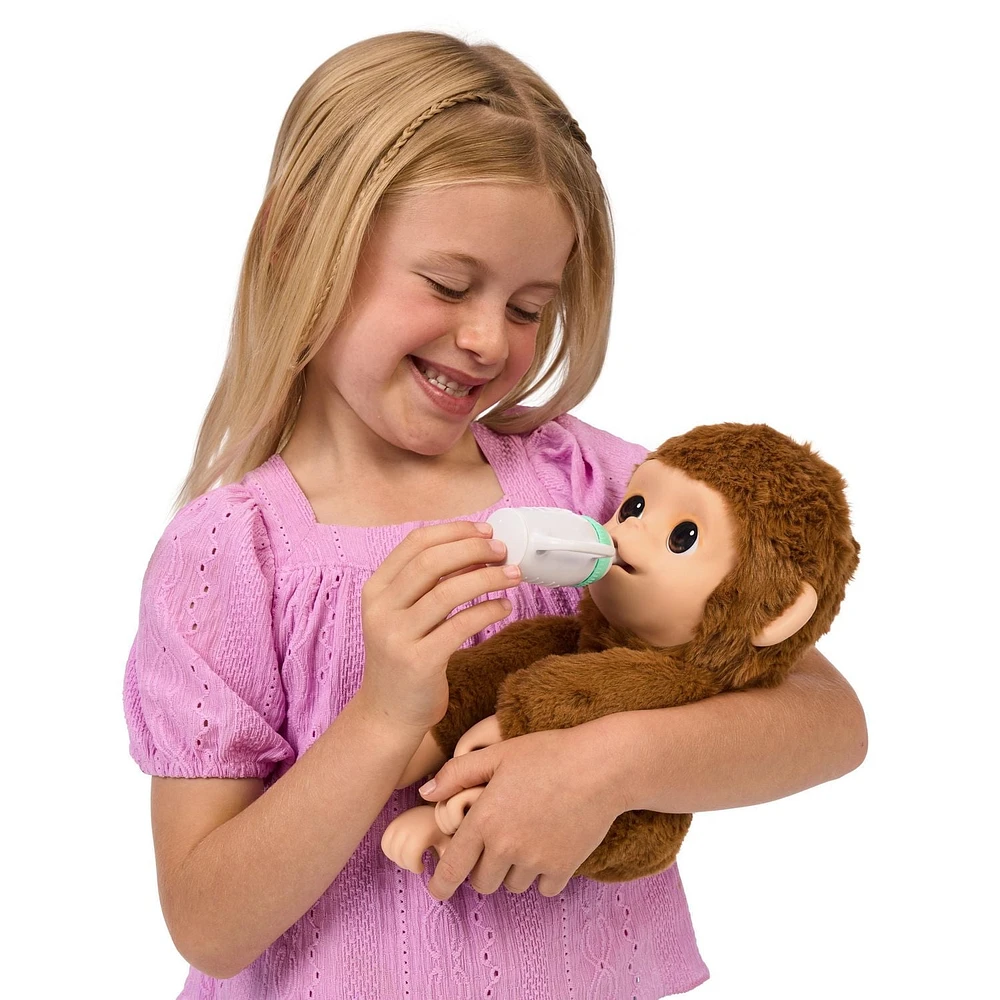 PETITS ANIMAUX VIVANTS MON BÉBÉ SINGE Singe interactif !