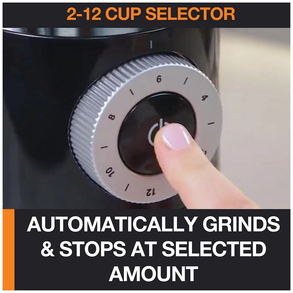 Krups Precise Stainless Steel Flat Burr Grinder 8oz