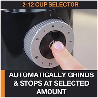Krups Precise Stainless Steel Flat Burr Grinder 8oz