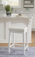Warren White Counter Stool