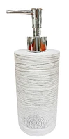POMPE À LOTION EN BOIS BLANC HOME TRENDS