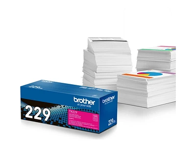 Brother Genuine TN229Y Yellow Standard Yield Printer Toner Cartridge - Print up to 1,200 Pages
