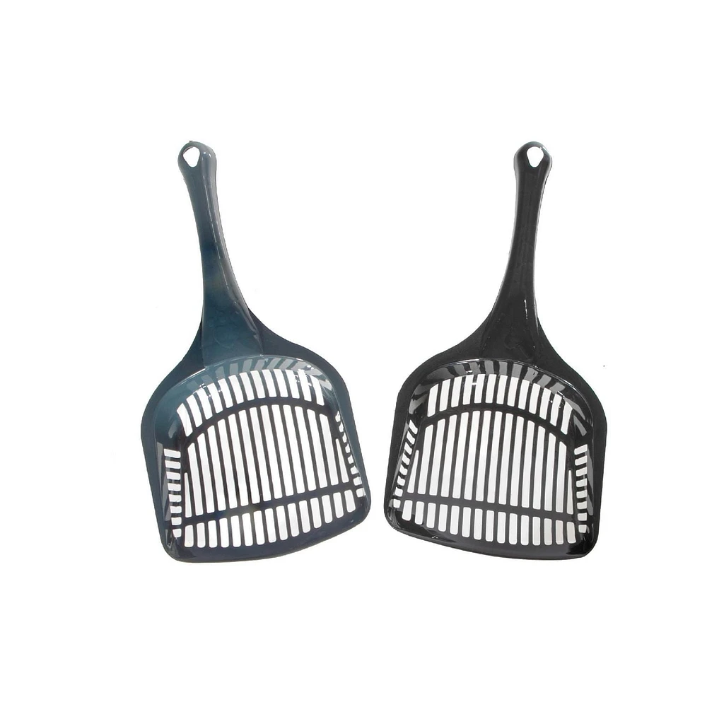 IH Casa Decor Plastic Cat Litter Scoop Asstd - Set of 2