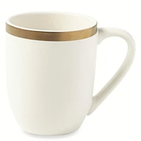 Thyme & Table Stoneware Mug, Everest Collection, White, Mug