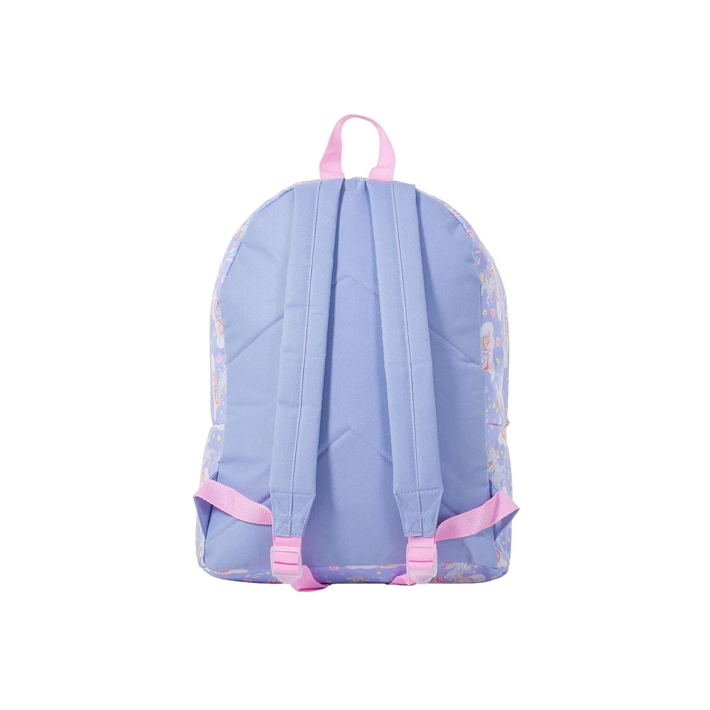 Sac à dos à pochette frontale pratique de Jetstream, Licorne arc-en-ciel