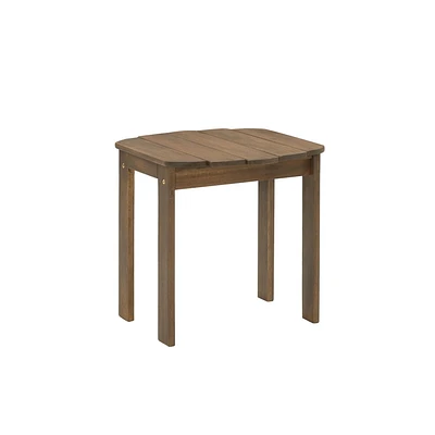 Table d'Extrémité Extérieure Adirondack en Teck