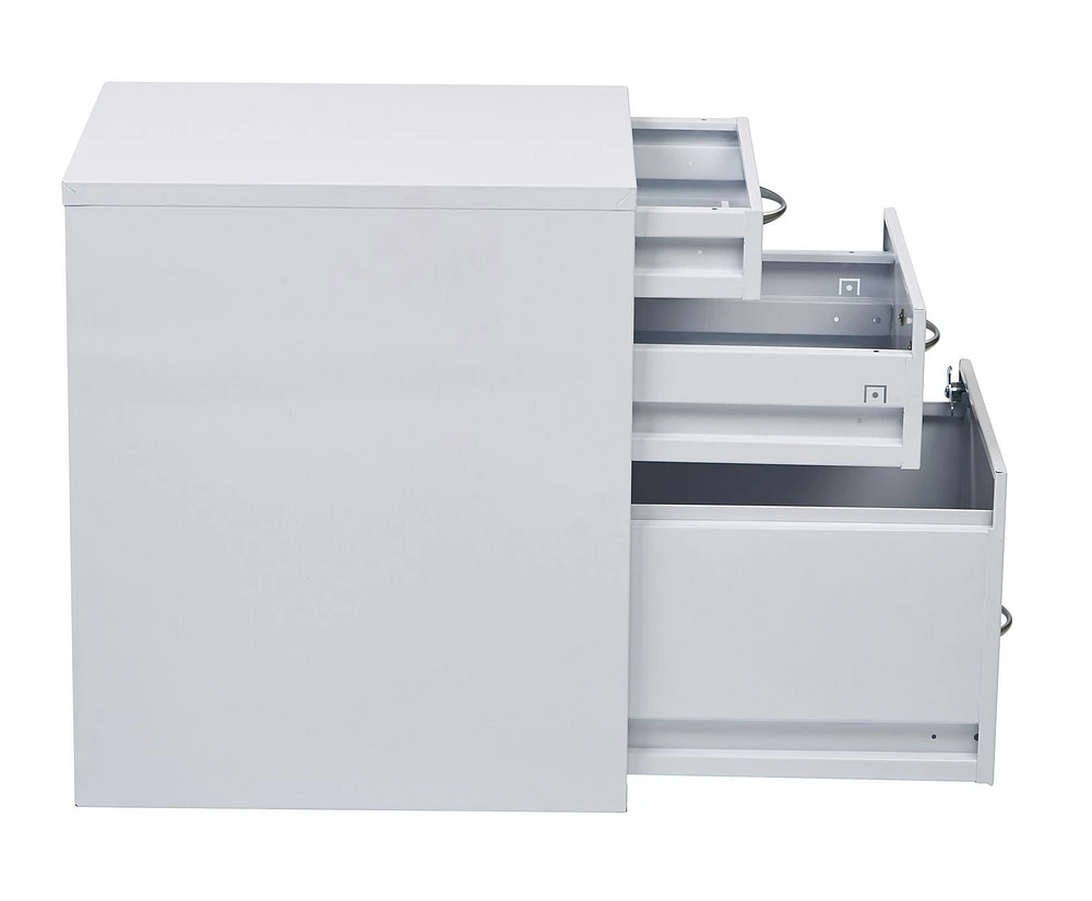 Classeur en métal OSP Designs de 22 po en blanc