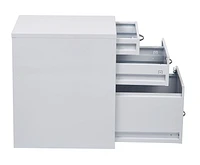 Classeur en métal OSP Designs de 22 po en blanc