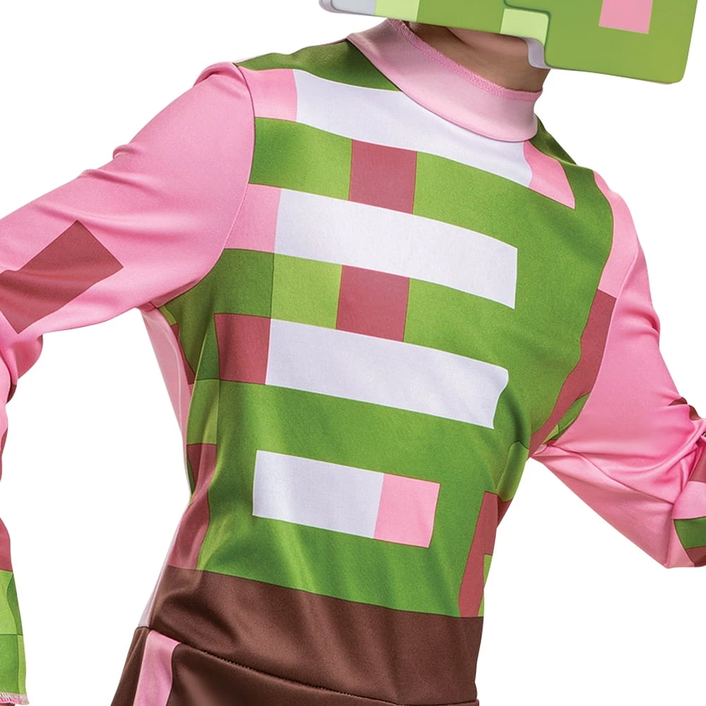 Disguise Minecraft Zombie Pigman Child Costume