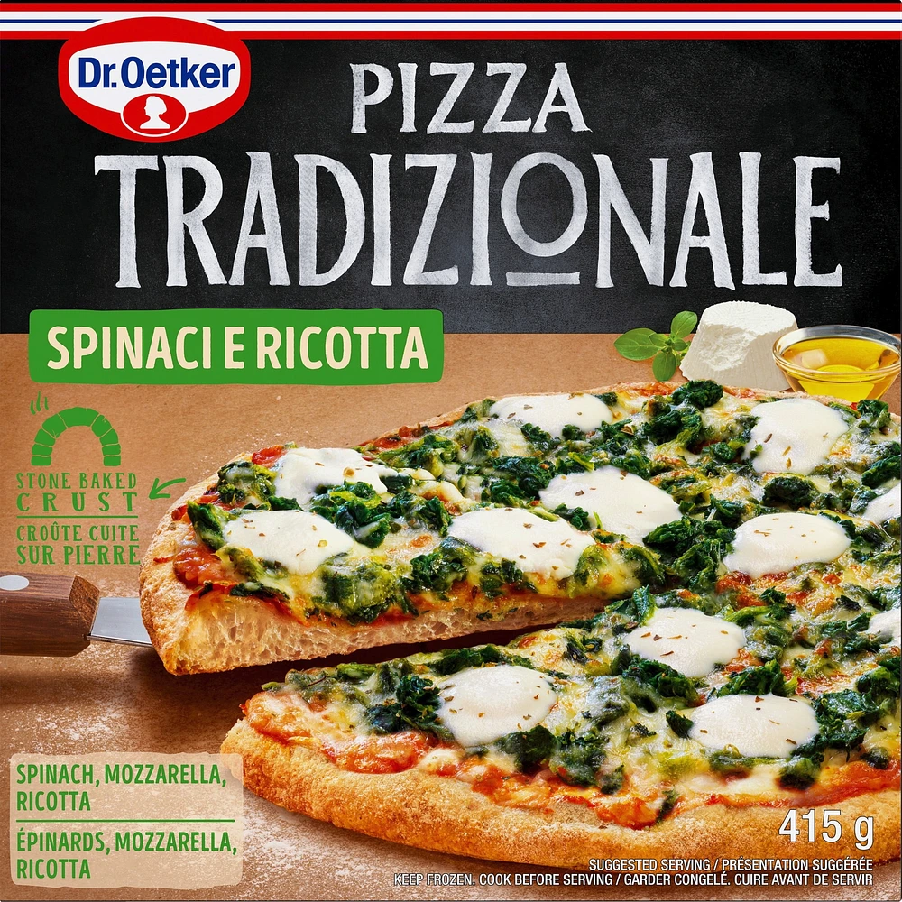 Tradizionale Spinaci e Ricotta Tradi pizza épinards Ric