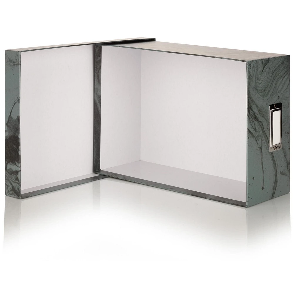 Pinnacle Frames and Accents Photo Box Marble