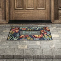 Mainstays Floral Bonjour 18x30 Paillasson