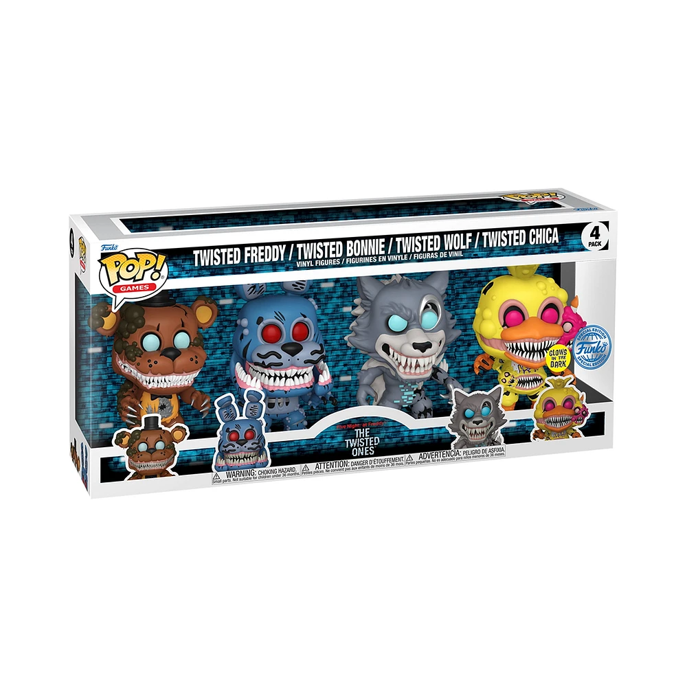 Funko Pop! Games: Five Nights At Freddy's - Twisted Ones 4PK