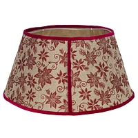 Holiday Time Red Poinsettia Stand Band™ Tree Stand Collar