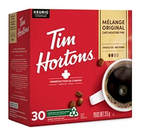 Tim Hortons Original Blended Coffee Keurig K-Cup 30ct, Keurig K-cup Pod 30ct