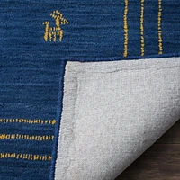 Safavieh Himalaya Calanthia Tapis Contemporain, bleu / multi, 2'3" X 8'
