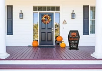 Way To Celebrate 15 Inch Coffin Shaped Halloween Sign