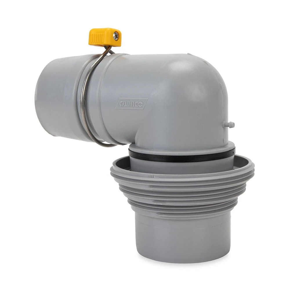 Camco 39144 Coude de tuyau d’égout et adaptateur 4 en 1