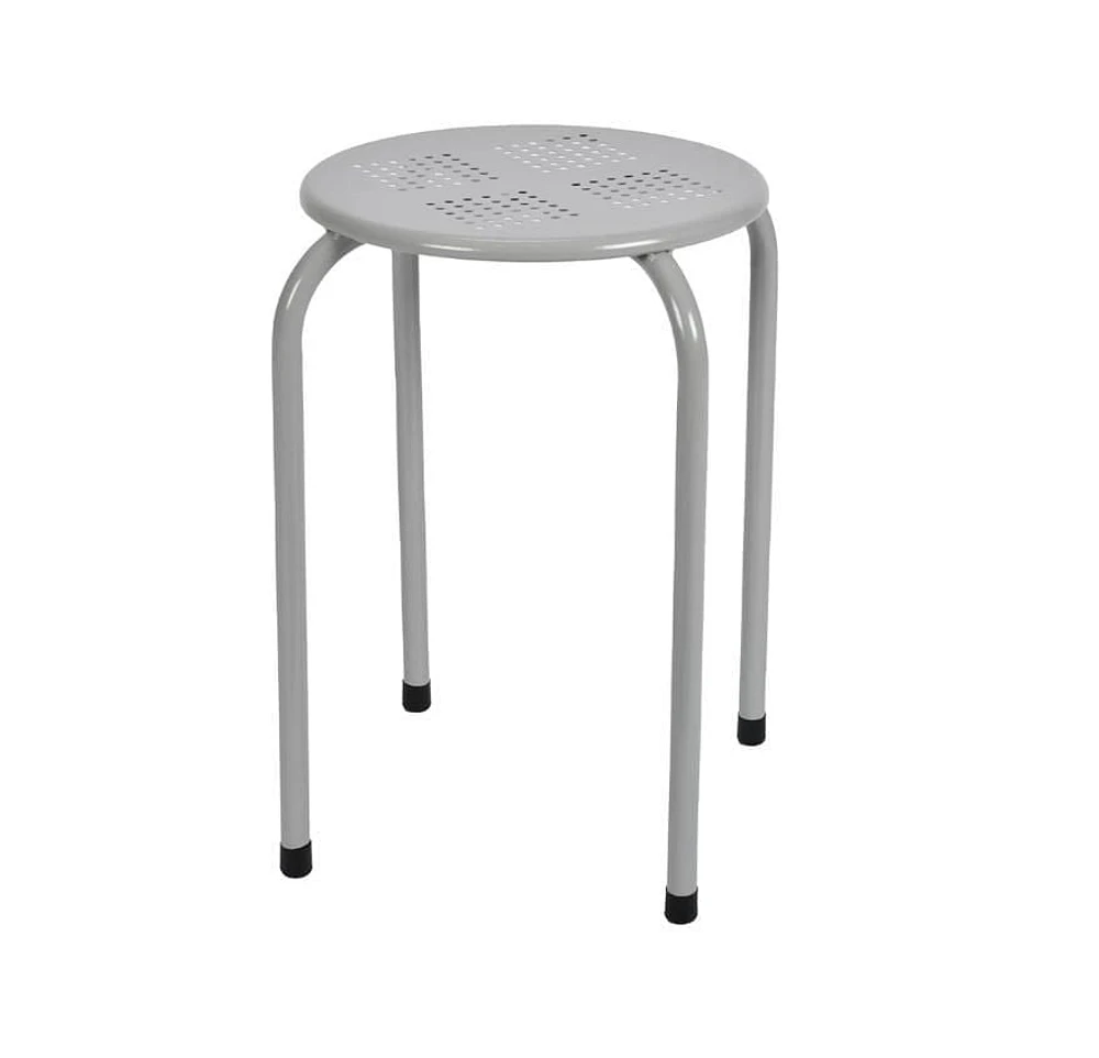 Tabouret en métal Tabouret en métal  - Blanc