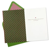 Carte de Noël Hallmark Signature (chandail de Noël)