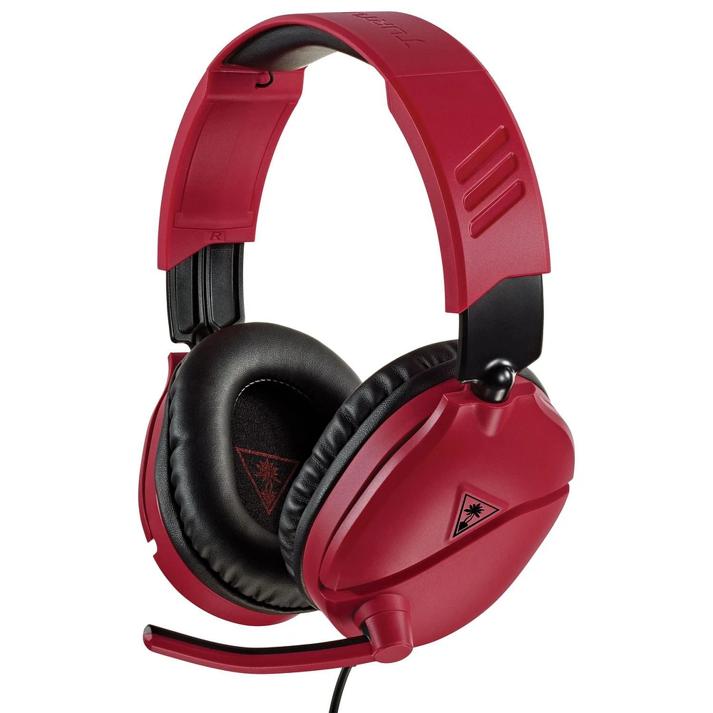 Turtle Beach® Recon 70 Gaming Headset for PS4™ Pro, PS4™, and PS5™ Midnight Red, PlayStation 4