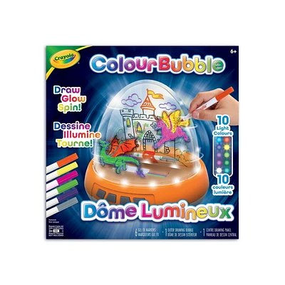 Crayola Colour Bubble, Colour on a light-up dome
