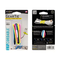 Nite Ize Gear Tie Cordable Twist Tie 6" - 4 Pack