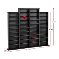 Prepac Manufactured Wood Quad Width Wall Storage