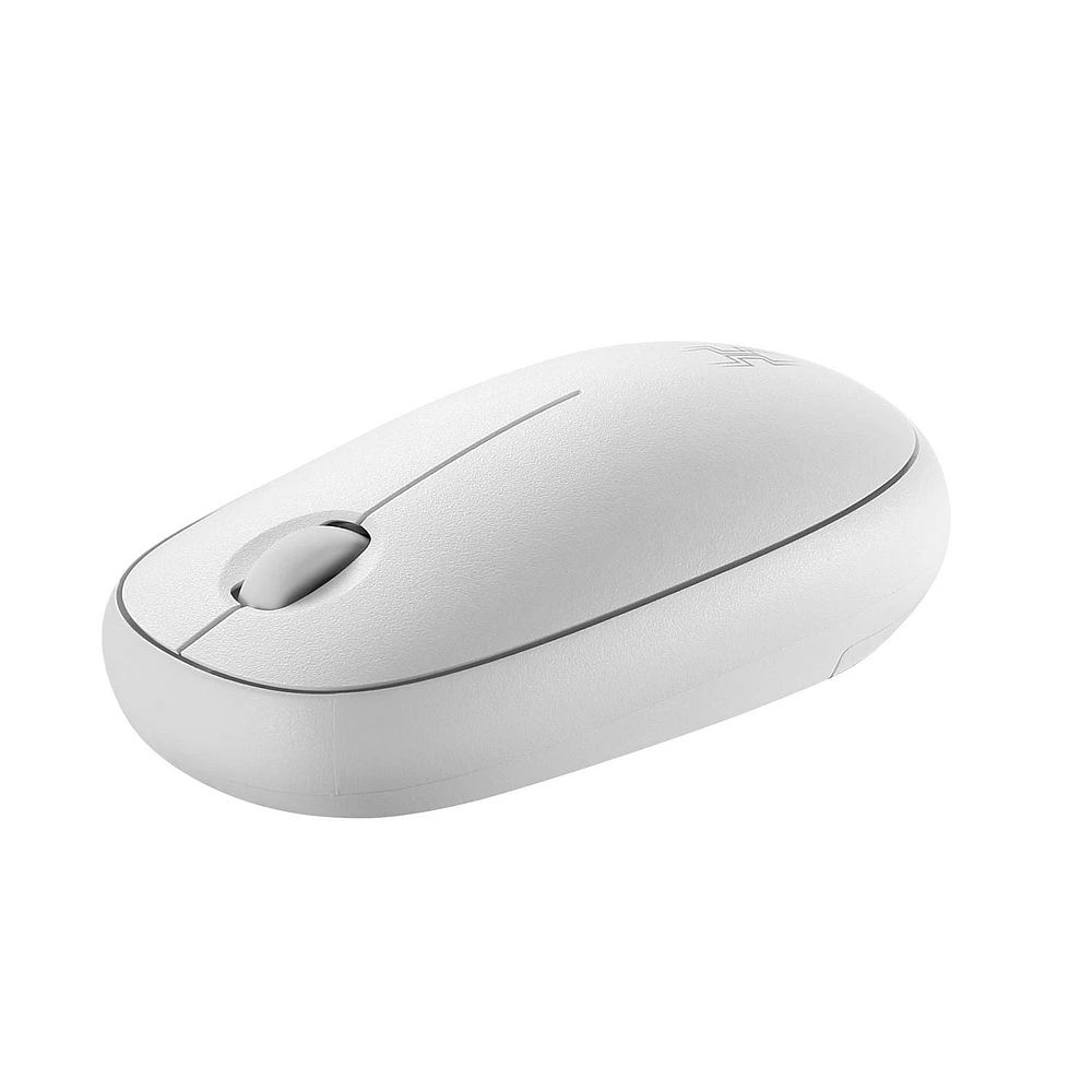 blackweb Bluetooth Slim Wireless Mouse with 2.4GHz USB Nano Receiver (BWA22HO006C-White)