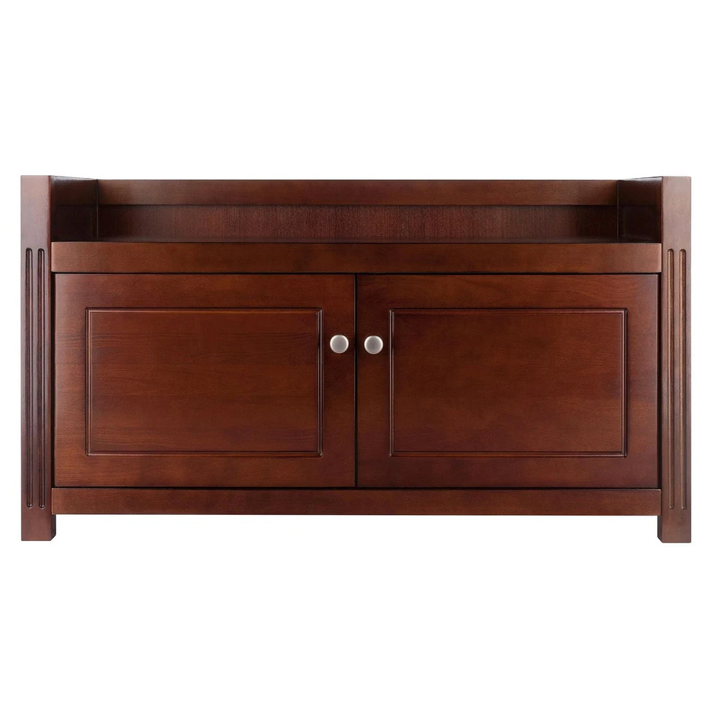 Charleston Storage Bench in Walnut Finish 94040