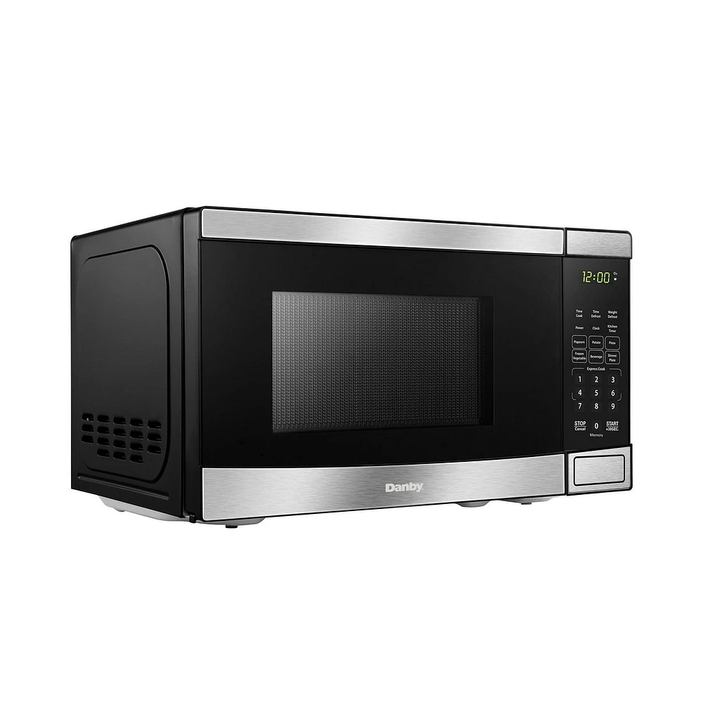 Danby DBMW0721BBS 0.7 cu. ft. Countertop Microwave in Stainless Steel