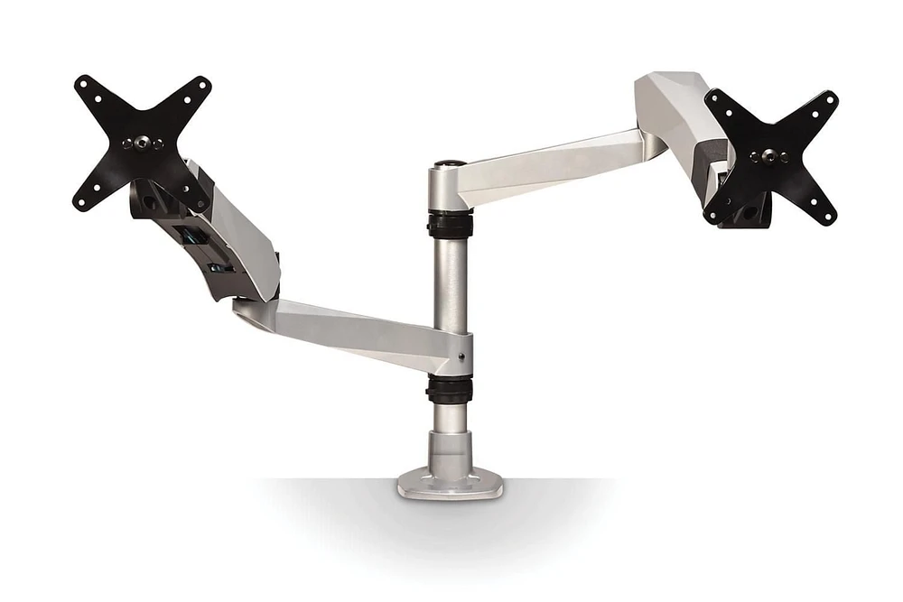 Support pour moniteur à double bras MA265S 3M(MC), Argent, Réglable