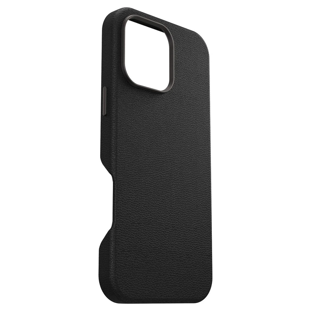 OtterBox Symmetry Cactus Leather Case Noir Ash for iPhone 16 Pro Max