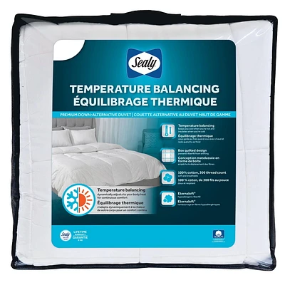 Duvet alternatif en plumes équilibrant la température Sealy Duvet alternatif à la plume