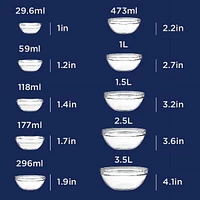 Anchor Hocking 10pc Mixing Bowl Set