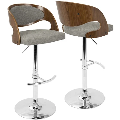Pino Mid-Century Modern Barstool by LumiSource