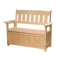 Banc de jardin et de rangement Cape Code de Country Comfort Chairs - GSB