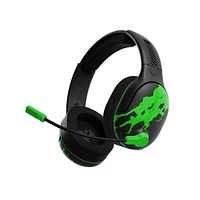 PDP AIRLITE GLOW Pro Wireless Headset: Jolt Green For Xbox Series X|S, Xbox One, and Windows 10/11 PC