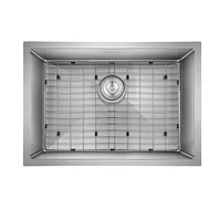 The akuaplus Single Undermount stainless steel Kitchen Sink - 24 in x 18 in