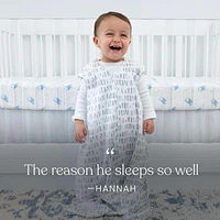 Gigoteuse HALO® SleepSack® - 100% Coton, rayure floral