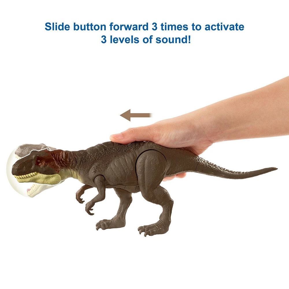 Jurassic World Roar Attack Metriacanthosaurus Dinosaur Action Figure Toys 4 Year Olds & Up